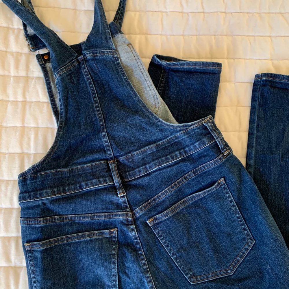 Madewell Dark Blue Denim Overalls - Picture 3 of 3